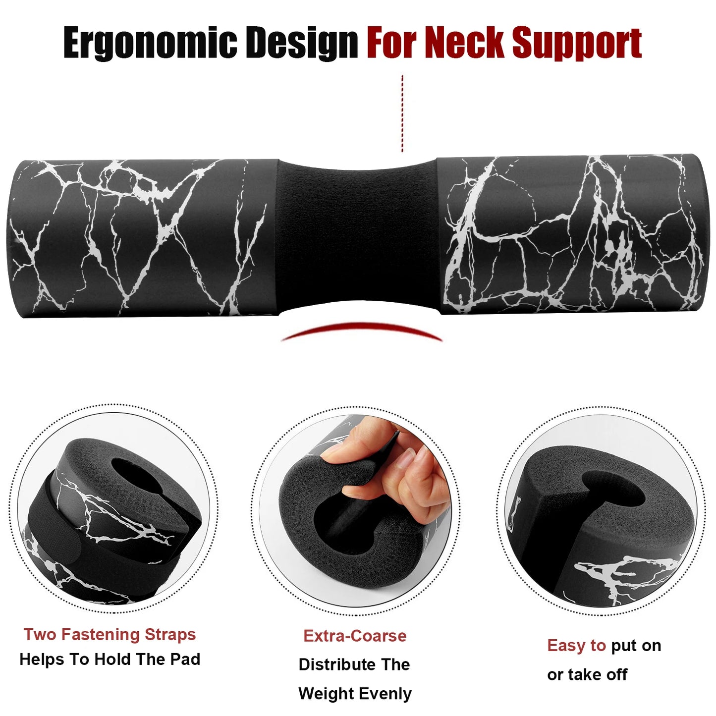 SquatGuard™ – Soft Barbell Pad for Squats, Lunges and Hip Thrusts