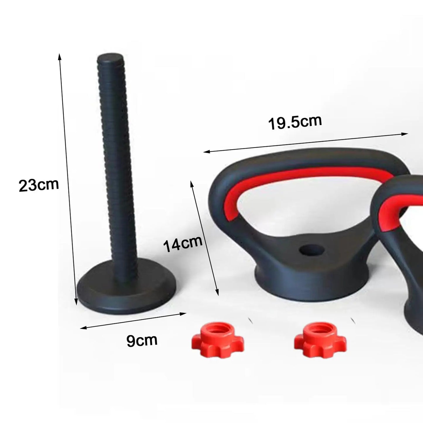 IronFlex™ Premium Adjustable Kettlebell Adaptor for Dumbbells